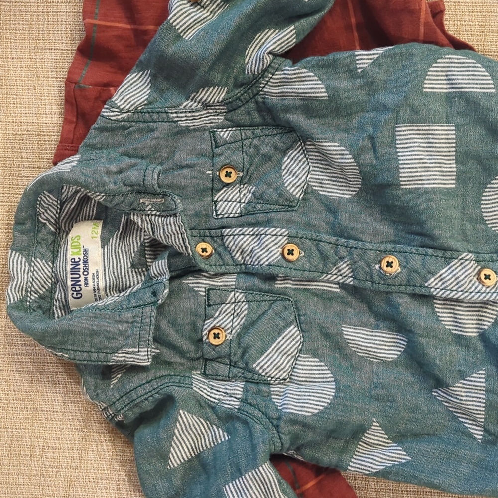 Bundle Of Baby Boys Shirts/Jacket Size 12 Months - Picture 2 of 3